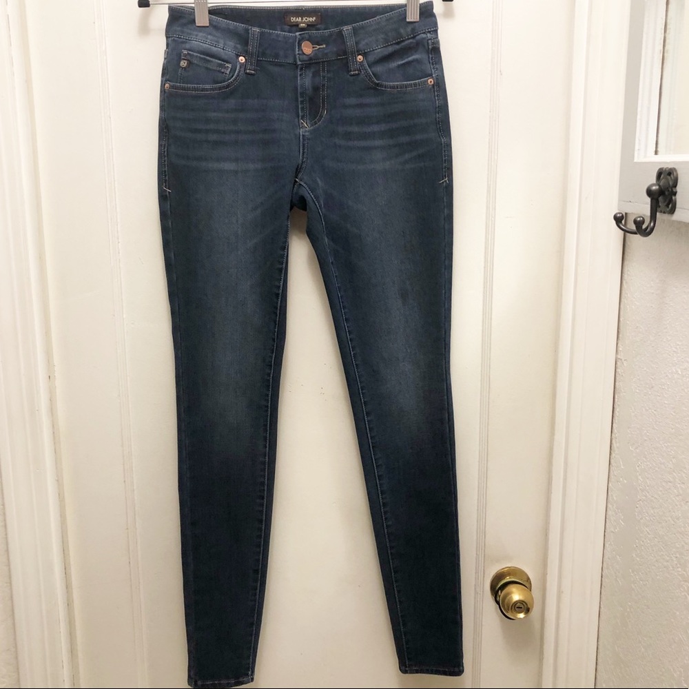 Dear John Metro Jegging. Medium Wash Size 25